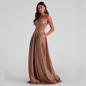 Windsor - Gold/Bronze Medium Dress